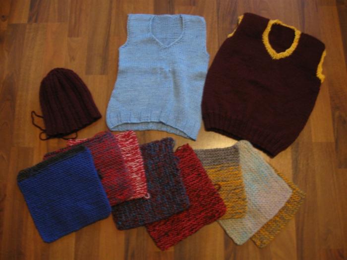 Last charity knits in 2012