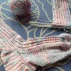 Simple socks with hand-dyed yarn